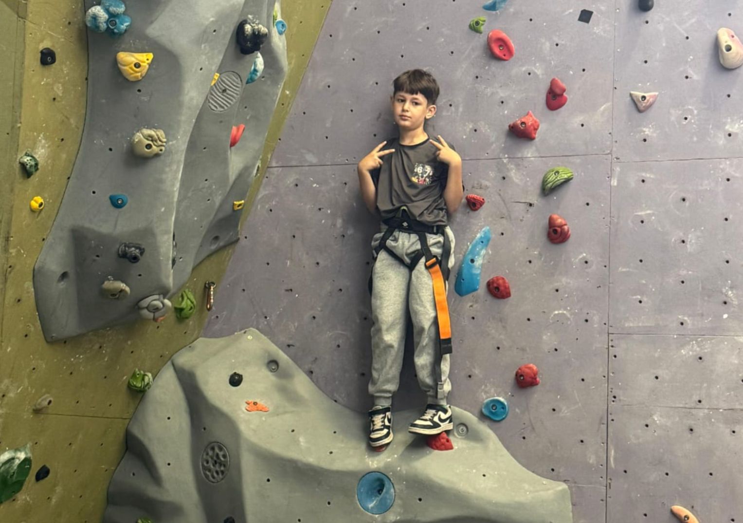sortie escalade pour les enfants